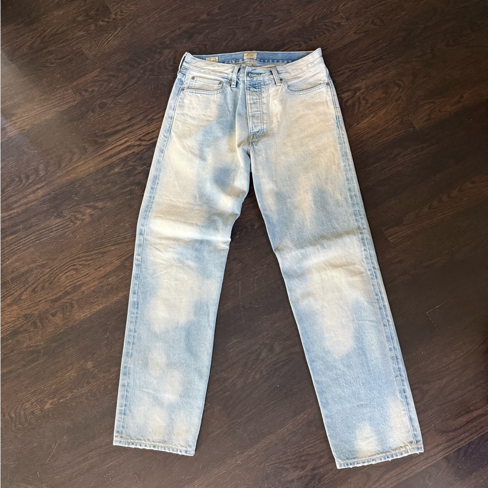 J. Crew Men's Light Blue Straight Jeans